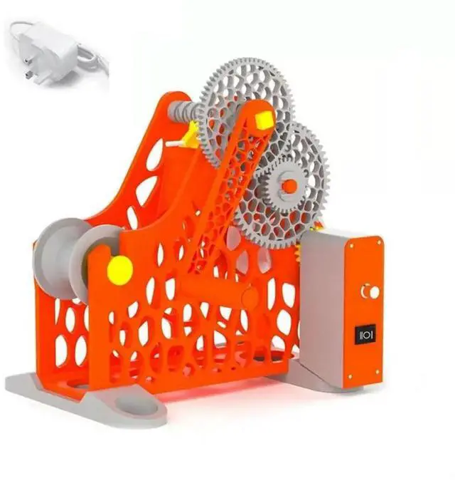 Main image of FOR 3D Printer Filament Respooler 1Kg Spool Rewinder Detachable Modular Filament Management System For 3D Printing UK Plug
