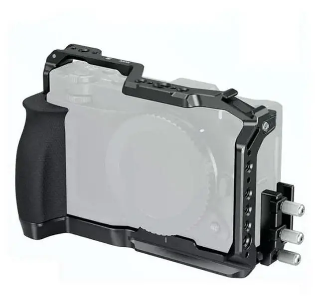 Main image of FOR ZR Compatible Camera Cage Featuring Cable Clamp& Silicone Top Handle, Works With For RS Gimbals Stabilizers 5