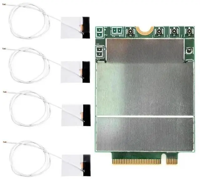 Main image of FOR T99W373 Dw5932e 5G Module Wireless WWAN Card+ 4X Antennas M. 2 NGFF LTE Cat19 For 7350 7450 7650 9450 Laptop