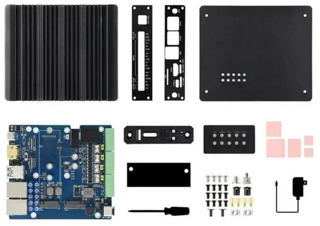Main image of FOR Dual Ethernet Expansion Board 2.5G For Pi CM5- M. 2 Nvme, RS485 Interface 4G/5G& 4K , For Case Included