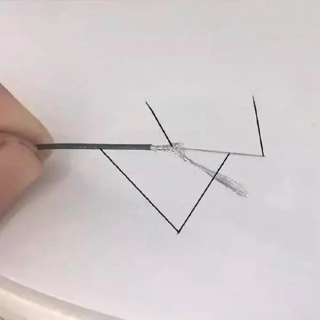 Main image of FOR 5M 0.64 0.81 1.13 1.37MM High-Definition High-Frequency Coaxial Signal Multi-St Single-Core Shielded Antenna RF-32AWG