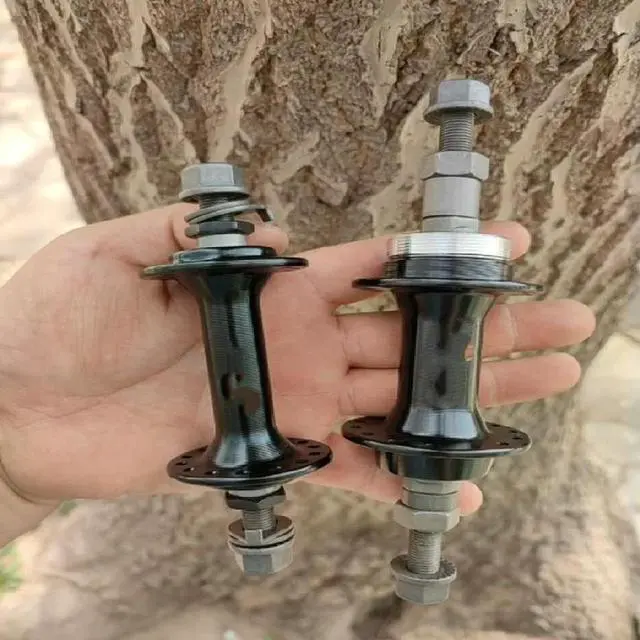 Main image of FOR 1set of aluminum alloy 28-hole hubs for folding bikes and road bikes ball-bearing single-wire V-brake hubs100MM front/135MM rear