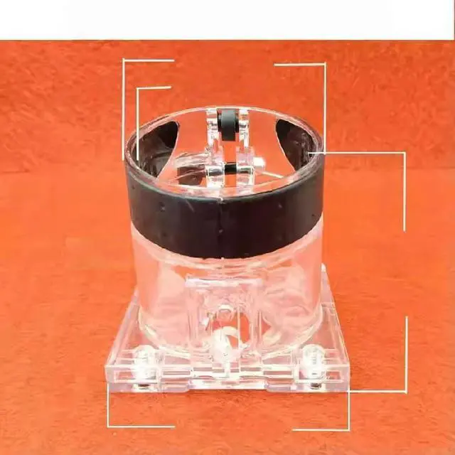 Main image of FOR LY3703-01 Trimming Machine Transparent Cover Tank Plastic Case Beveled Protective Base