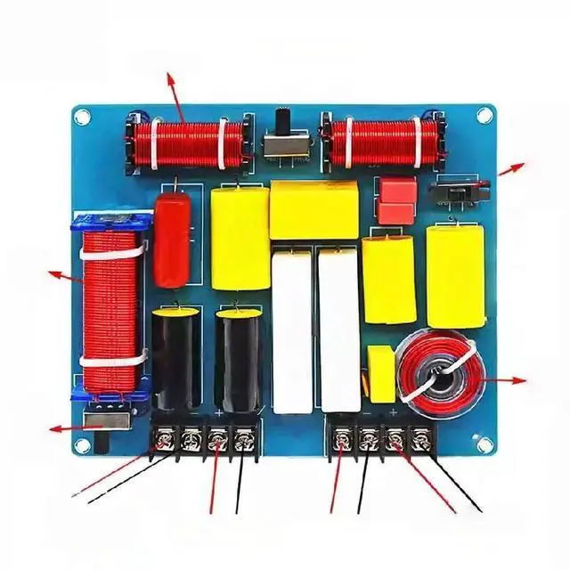 Main image of FOR Hi-Fi audiophile-grade 350W three-way crossover for car, home, KTV, and stage speakers (high, mid, low frequencies)