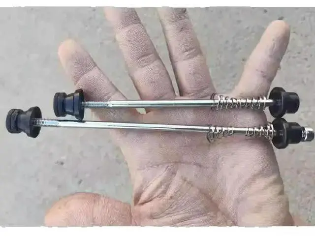 Main image of FOR 2pcs Mountain bike hub quick-release skewers and standard skewers, front and rear quick-release for 100/135MM hubs