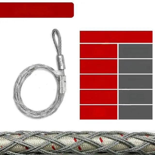 Main image of FOR Cable net cover traction wire steel wire power wire middle net cover pipe pulling net cover rotator bending resistor