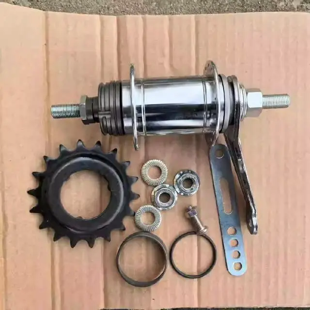 Main image of FOR 1set for CB-E110 Rear SS Bike Hub Silver 28H 110mm 18T Co Cruiser With TRIM KIT 158mm 109mmOLD