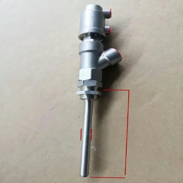 Main image of FOR 1PCS Filling machine accessories Filling valve Discharge nozzle Filling head Feeding valve Anti-drip pneumatic angle seat valve