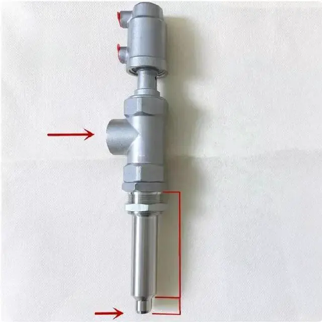 Main image of FOR Drip-proof stainless steel 316 pneumatic filling valve, right-angle T-type dispenser for glass water hand sanitizer