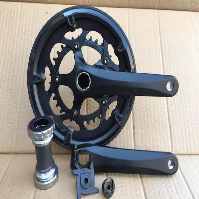 Main image of FOR Hollow Integrated Chainring Road Bike FOR Haomeng 50/34T, Chainring for Folding Bike, 8/9/10-Speed Bottom Bracket, 170MM