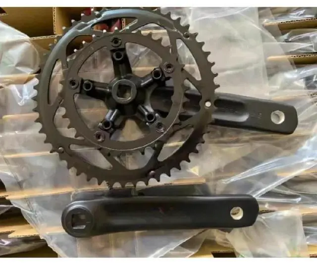 Main image of FOR 1 Pair FSA Tempo Compact Road Chainring Set - 50/34T 48/32T 170/172.5/175mm Crank Arm - JIS Square Taper 110/80 BCD 10/11 Sp