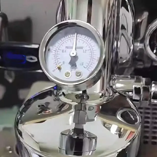 Main image of FOR E61 Semi-Automatic Coffee Machine Brew Head Modification Accessories Pressure Gauge Thermometer Displaying Measured Temperature