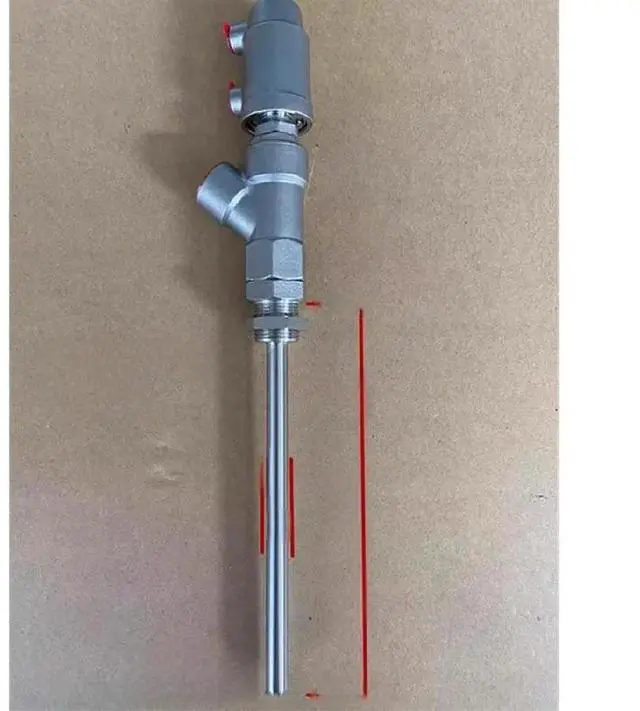 Main image of FOR Stainless Steel Anti-Drip Pneumatic Discharge Valve Filling Valve, 1/2-Inch Thin Pipe with 8mm Nozzle for Filling Machine Valve
