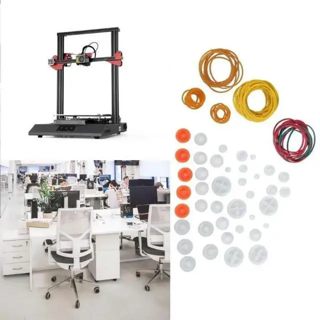 Main image of FOR 50Pcs 45-130mm Cassette Tape Machine Belts Assorted Common Square Rubber Belt for CD DVD Recorders