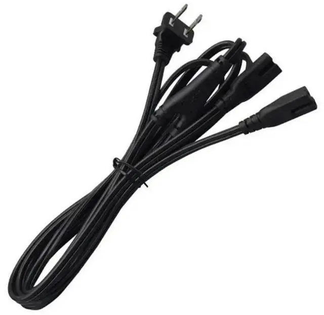 Main image of FOR 1.8M Power Cable, UL Listed 2 Prong to Double D Socket Line 1.8Meter in Length
