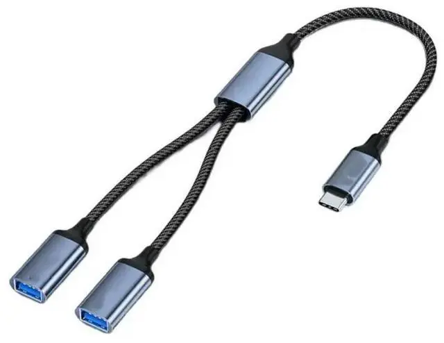 Main image of FOR USB C To 2/3 Port Adapter Fast Charging Data Sync OTG Enable For Phones Laptops