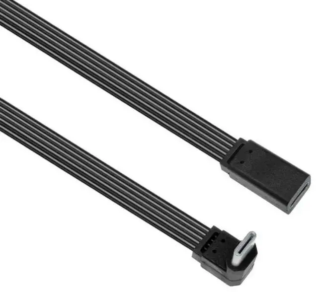 Main image of FOR 45W 480Mbps Type C to Type C Charging Data Cable Flexible Cord Data Transfer Wire Flat Charging Cable 10/20/30/50/100cm
