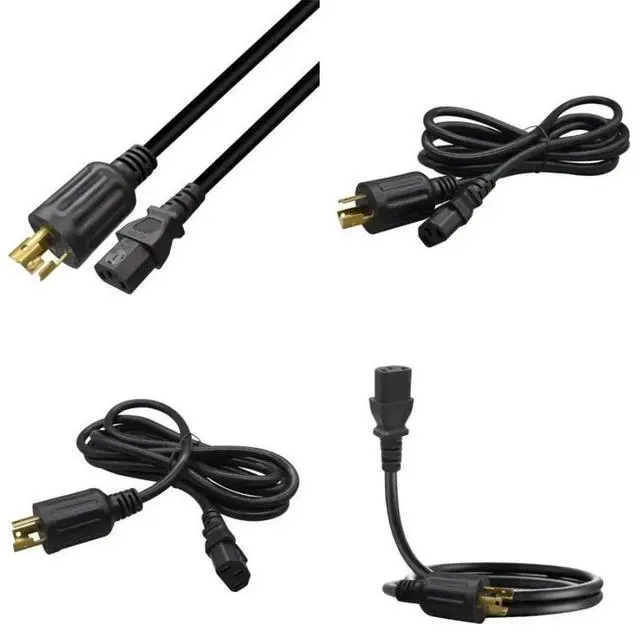 Main image of FOR 14AWG Server Power Cord, NEMA L5-30P to IEC 320 C13, 15 Amps 250 Volts, Data Center Grade