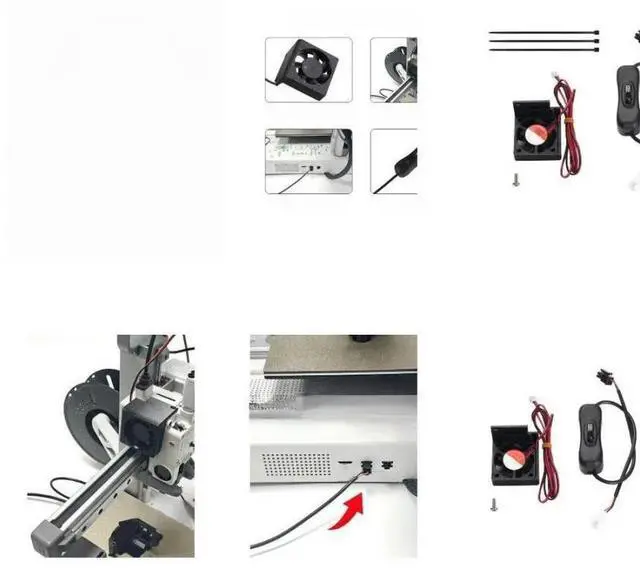 Main image of FOR Advanced Cooling Fan 4010 Fan For Lab Mini 3DPrinter Extruder Motor Easy Setting