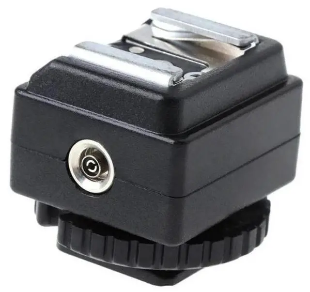 Main image of FOR C-N2 Shoe Converter Adapter PC Sync Port Kit For Nikon Flash To Canon Camera