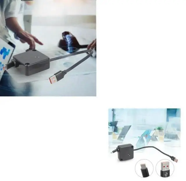 Main image of FOR Twist without Recessible USB Type C Cord Car Mountable for Electronics Accessory