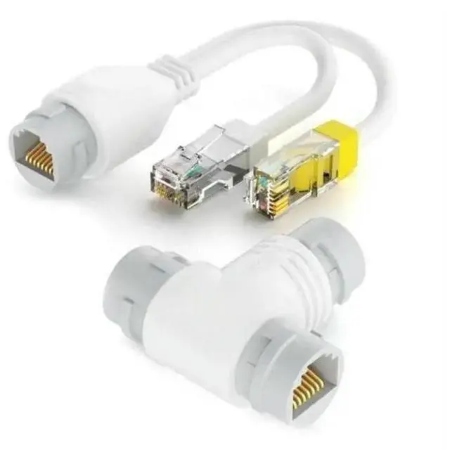 Main image of FOR POE Splitter RJ45 Connectors,Power Over Ethernet for Two Devices Using Single Networking Line 1In 2Out Efficient Cabling