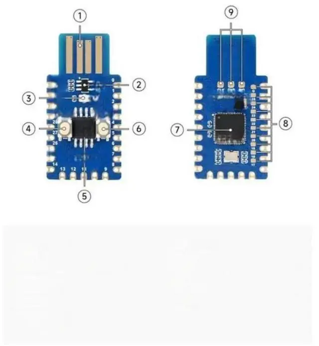 Main image of FOR RP2350 Drag Drop P rammable Microcontroller Board Type A USB Port