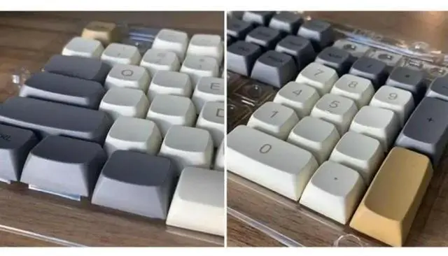 Main image of FOR 125pcs PBT Keycap XDA Profile Dye Sublimation Keycap with 6.25U Space Cover