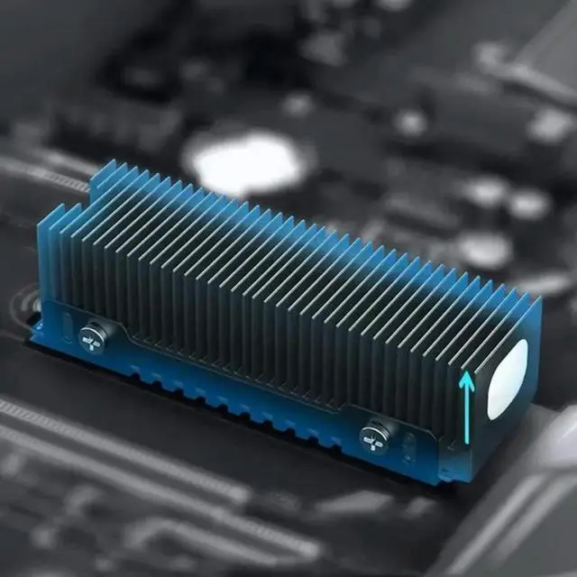 Main image of FOR for M.2 SSD NVMe Heat Sink 2280 Hard Disk Aluminum Heatsink with Thermal Silicone PadscomputerCooler Radiator
