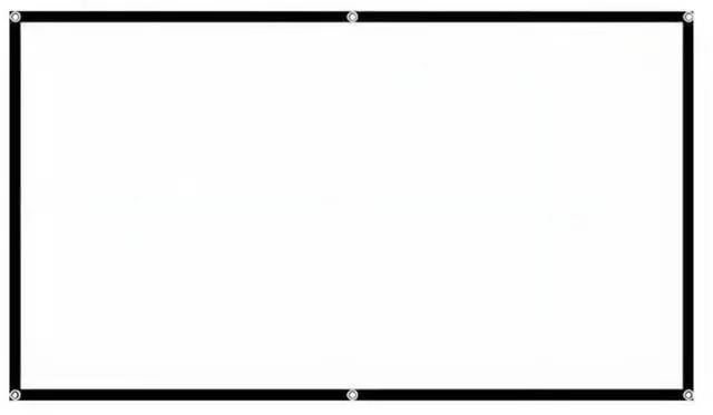 Main image of FOR Thickened Milk Silk Projection Screen 160Degree Viewing Angled Projector Screen