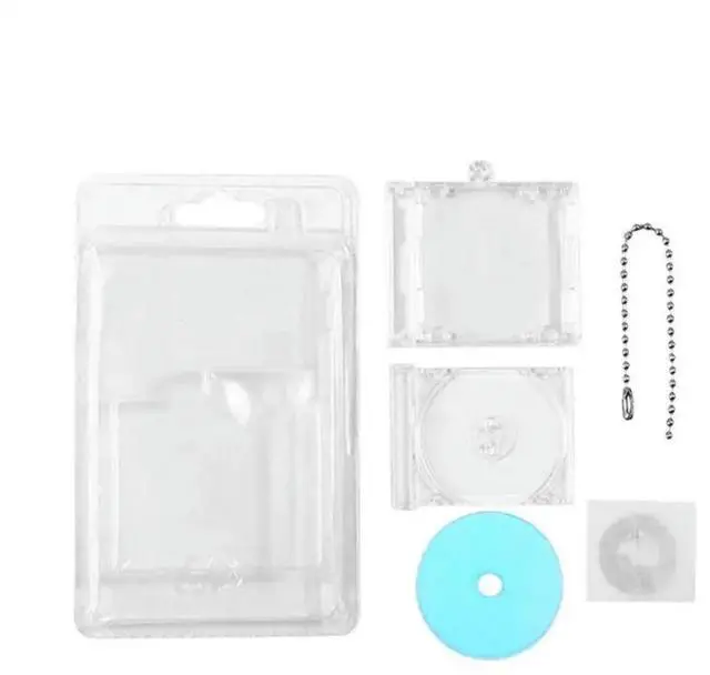 Main image of FOR Acrylic Disc Case Keychain Disc Album Keychain Music Album Keychain Blank Disc Case Pendant for Keychain Decorations