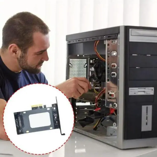 Main image of FOR SFF-8639 To PCIE 4X Expansion Card PCIe 4X Slot PCIE Adapter Card Support for 2.5inch SSDs Attachment