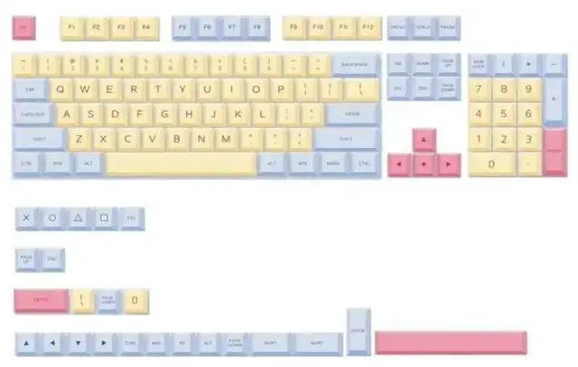Main image of FOR 128Keys / Set XDA Profile Keycaps PBT Dye Sublimation Keycaps for Cherry MX Switch 61 64 68 78 84