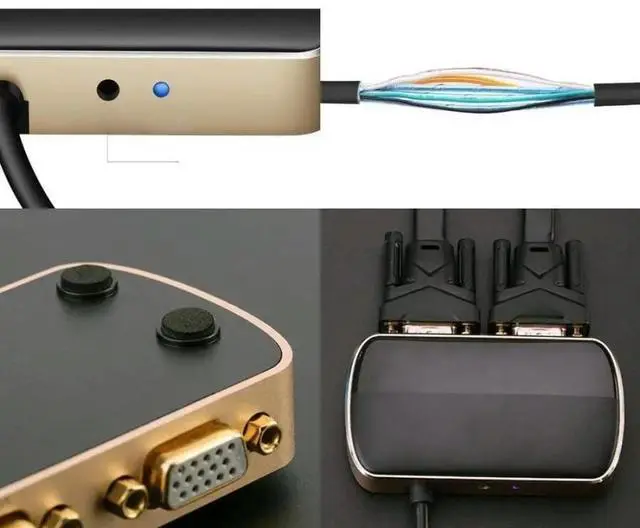 Main image of FOR VGA Splitter VGA 1 in 2 Out Dual Monitor Splitter Male to Female Screen Duplication 1080P for PC Laptop Projector