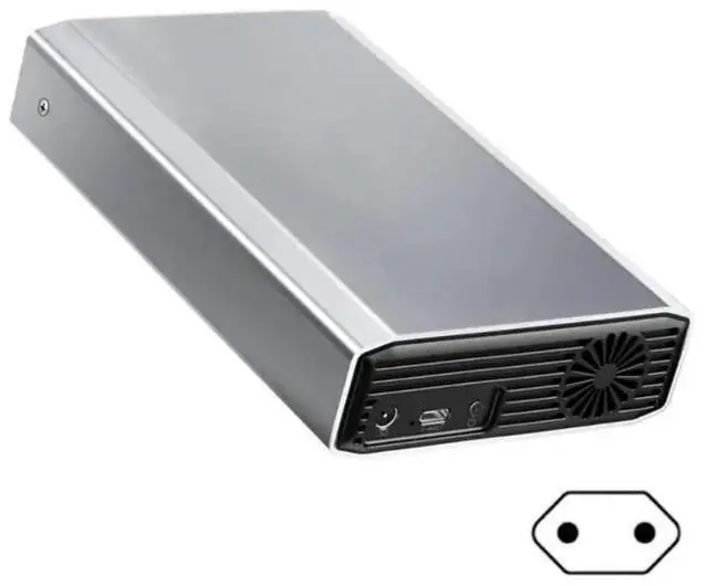 Main image of FOR ToolsFree SATAs HDD SSD Enclosure with Cooling Fan 5Gbps USB 3.1 Aluminium