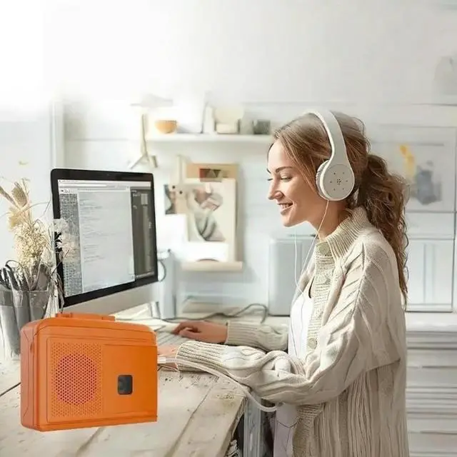 Main image of FOR USB Powereds Portable Cassette Player Cassette To MP3 Converter 3.5mm Audios Output For Headphones Or Speaker Systems