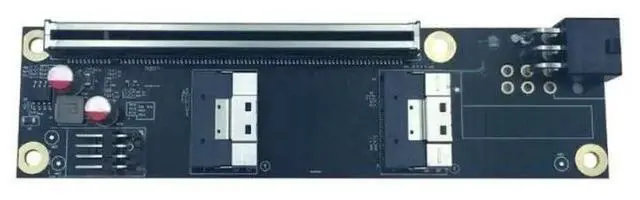 Main image of FOR PCIExpress X16 To SlimSAS SFF 8654 8i Converters Adapters For GPU SSDs Expansion
