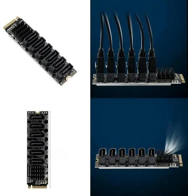 Main image of FOR PCIE to Expansion Card 6 Full Speed Ports 6Gbps Transfer Expansion