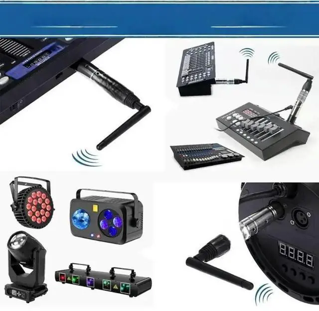 Main image of FOR DMX512 Controller 2.4G Wireless Transmitters Receiver For Parties Bar Stage Par Bar Lights Easy Use Accessories