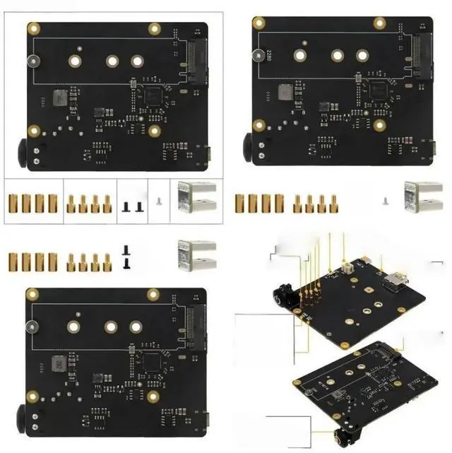Main image of FOR X873 NVMe Solid Disk Expansion Module for 4 with USB and LED