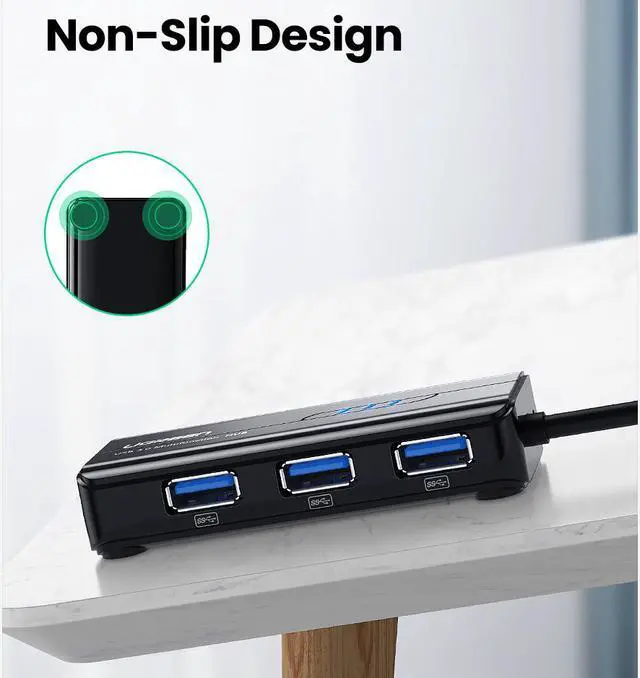 Alt view image 5 of 7 - Ugreen USB Ethernet Adapter Hub USB 3.0 to RJ45 Lan 10/100/1000M Network Card for Xiaomi Mi Box 3/S USB Lan For Macbook