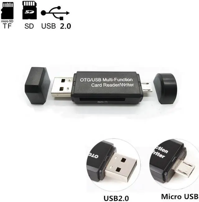 Alt view image 2 of 3 - Magnetic Card OTG Reader USB 2.0 Multi-function Card Reader/Writter for Mobile and PC