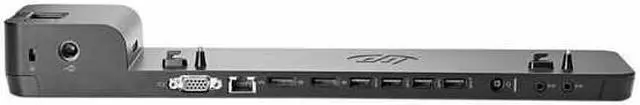 Alt view image 3 of 9 - HP D9Y32AA UltraSlim Docking Station