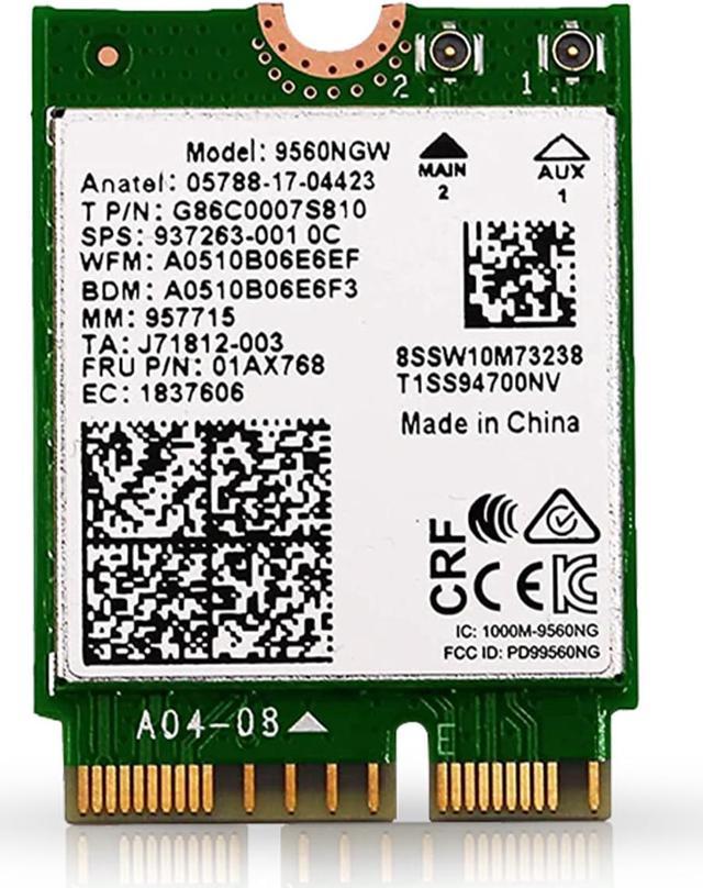 Laptop Upgrade Card Wireless-AC 9560 802.11ac Bluetooth 5.0 Support M.2 MU-MIMO Network Connectors/Adapters - Newegg.com
