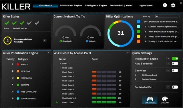 Alt view image 5 of 7 - AX1650x Killer Series Desktop Wi-Fi 6 Kit | 2.4 Gbps | Bluetooth 5.2 Support | PCIe x4 | No vPro AX200.NGWG.NVXX