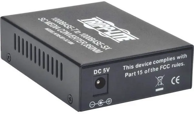 Alt view image 3 of 3 - Tripp Lite SC Multimode Fiber Media Converter Gigabit 10/100/1000 RJ45 550M 850n