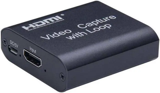 Main image of HDMI Audio Video Capture Card, 4K HD HDMI Video Capture Card with HDMI Loop Out 1080P 60FPS for  Live Streaming Game Recorder Device, PS4, Switch, Xbox One, Xbox 360