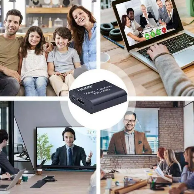 Alt view image 5 of 7 - HDMI Audio Video Capture Card, 4K HD HDMI Video Capture Card with HDMI Loop Out 1080P 60FPS for  Live Streaming Game Recorder Device, PS4, Switch, Xbox One, Xbox 360