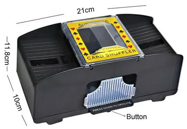 Alt view image 3 of 9 - Automatic Playing Cards Shuffler Poker Casino One/Two Deck Card Shuffler Sorter One Or Two Layers Of Automatic Casino Playing Cards Poker Shuffler Sorter US Shipping