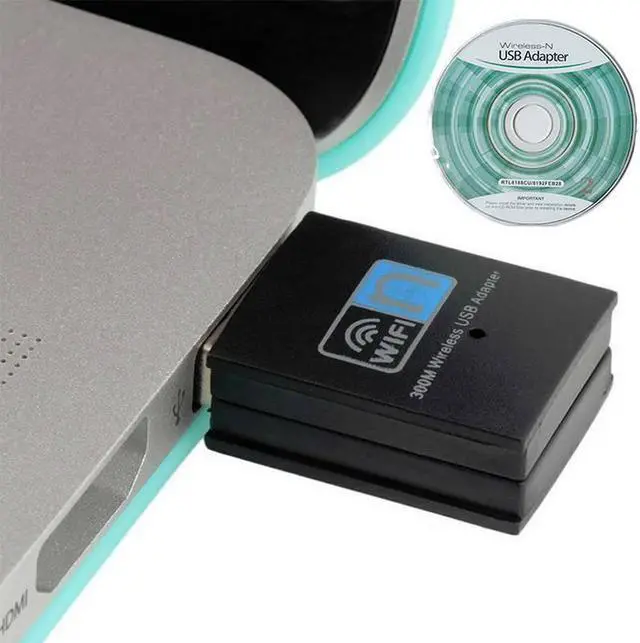 Alt view image 5 of 7 - 300Mbp USB WiFi Adapter for PC, 2.4GHz WiFi Dongle, WiFi USB, USB Wireless Adapter for Desktop/Laptop - Nano Size, Compatible with Windows Vista/XP/7/8/8.1/10, Mac OS